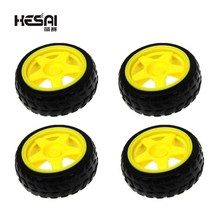 RC 브러시리스 모터 컨트롤러 124p tt 모터 스마트 자동차 로봇 휠 arduino, 바퀴1개