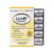 캘리포니아골드뉴트리션 LactoBif Probiotics 유산균, 2팩, 60정