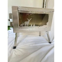 캠핑난로 벽난로 불멍 화목난로 캠핑히터 펠릿연소기, F. 스테인리스 텐트로(대형창화)