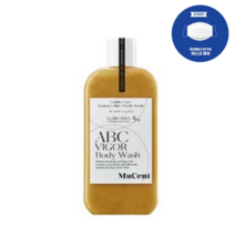 뮤센트 ABC 비거 바디워시 멜로우옐로우 300ml _저자극 스크럽 매끈 촉촉 바디 셀룰라이트 관리 +KF94마스크 증정, 1개