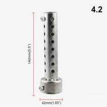 오토바이 배기 머플러 DB 킬러 소음기 철 제거기 BMW K1200S K1300 S/R/GT S1000RR 혼다 CBR125R CRF250R, B-140x42mm, B-140x42mm