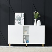 무브 1200 키높은 인테리어 TV 거실장 WL194C, 화이트