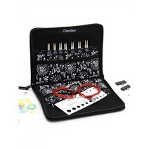 치아오구 대바늘 세트 뜨개질 Chiaogoo 파우치 블루, Chiaogoo - 트위스트 5인치 8팩 세트