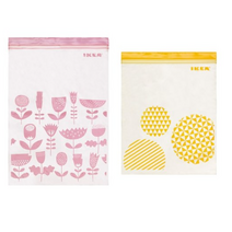 이케아 ISTAD 이스타드 지퍼백 6L. 4.5L 2종 30매 412