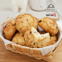 삼양사 크랜베리 스콘 60g 15개 900g 냉동생지 디저트 빵 에어프라이어요리 [당일발송], 기본아이스포장