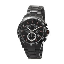 [포체밀라노] 46mm 남성 가죽/메탈 손목 시계 FM6741