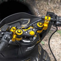 2022 혼다 PCX125 튜닝 세퍼핸들 세퍼레이드 오픈 핸들바, Gold - 골드
