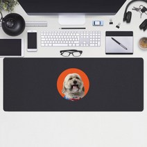 원형강아지 특수프린팅 장패드 마우스패드, 4949mall 19.엘크하운드, 4949mall 본상품선택