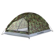 TOMSHOO 2인용 야외 간이텐트 캠핑, 카무플라주