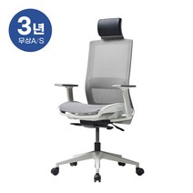 듀오백 스퀘어 에어로 DQ-HLDA-MW 풀메쉬의자, 그레이
