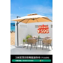 야외 대형파라솔 낚시파라솔 밀짚 전원주택 옥상 접이식 테라스 그늘막 광장 해변가 폴딩, C