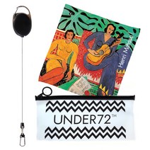 언더72 골프타올 릴와이어 세트 지퍼파우치 포장, 골프수건 T09