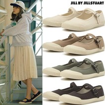 541084 질바이질스튜어트 메리 메리제인 워싱캔버스 플랫슈즈 4종 HT2F100 여성 발편한 운동화