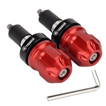 야마하 R1 R3 R6 핸들 발란스 밸런스 액셀러레이터 웨이트 튜닝 파츠, 레드 1쌍