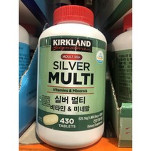 코스트코 커클랜드 실버 멀티비타민 1464.5mg x 430정, 1개, 1465.5mg x 430정