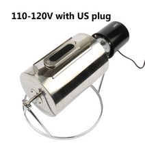 커피 로스팅기 cukyi 110v220v 가정용 전기 커피 로스터 40w 전원 스테인레스 스틸 커피 콩 로스팅 머신, 에게, 구멍 없는 110v