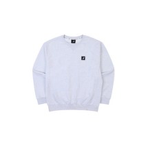 KANGOL 스퀘어 로고 스웨트셔츠 1696 멜란지그레이