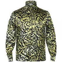 남자 스팽글 호피 밤무대 트로트 반짝이 셔츠 공연복 무대의상