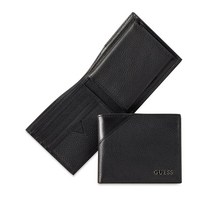 게스 남성 Monterrey Billfold 지갑 with Removable Passcase - 블랙 2aM341426
