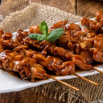 직화 숯불 데리야끼 닭꼬치 닭꼬지 800g20gX40개, 20g(순), 1, 20g