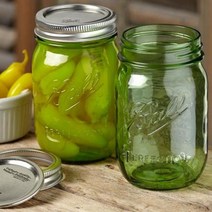 Mallow_쇼핑_벨메이슨자 헤리티지 그린 16oz 다용도병 담금 유리용기 과실주 피클 유청 밀폐 잼@8688@!^^, #현명한구매#