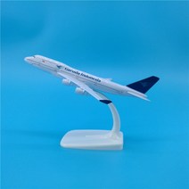전세계 항공기 모형 다이캐스트 피규어 진에어 에어버스 항공사, 로얄 블루 B747 인도네시아 항공 16cm