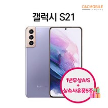 삼성 갤럭시S21 중고폰 공기계 자급제 유심옮기면개통, 퍼플, A급