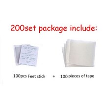 풋 케어 디톡스 패드 유기농 허브 클렌징 패치, 200pcs