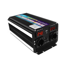 녹원(LVYUAN) 수정사인파 인버터 3000W~6000W 2/3콘센트 12V 24V 220V 60Hz 차량용 캠핑용 차박 캠핑 자동차 인버터, 3000W~6000W  ( 2콘센트 )