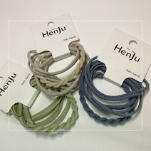 1+1 트위스트 머리고무줄 짱짱한 꽈배기머리끈