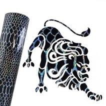 수전사필름 8 장 25cm x 25cm 홀로그램 tpu 전 비닐 티셔츠 디자인 커터 용, 25cmx100cm, 040