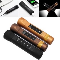 블루투스 스피커 휴대용 미니 5 in 1 자전거 야외 스포츠 전원 손전등 mp3 플레이어 스테레오 서브우퍼 핸즈프리, 금