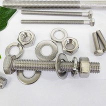 소량판매 스텐육각볼트 M16볼트/너트/평와샤/낱개판매, 규격, M16x30