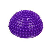 하프짐볼 필라테스 요가 기구 보수 반짐 밸런스볼 감각 통합 훈련 장비 16cm pvc, 자주색