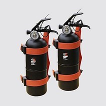 [세이브올] 1+1 블랙 차량용소화기 0.7kg 차량용/캠핑용/차박용/가정용/인테리어/예쁜소화기 (국산/한울방재)