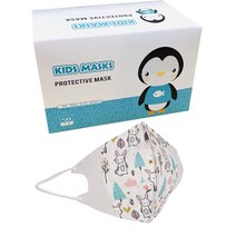 엘랜드 고급 프리미엄 새부리 초소형 돌아기 영유아동 베이비 0~4세 어린이 일회용 덴탈마스크, 1개, 10매