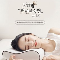 꿀잠예약!! 3D 메모리폼 굿잠베개 베개커버 포함 목편한 베개 고밀도 메모리폼베개 복원력탁월!! 입체베개