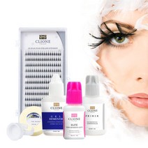 평일 4시발송 클리오네 셀프 속눈썹연장 세트, 속눈썹연장세트, 상급 엘프블랙글루