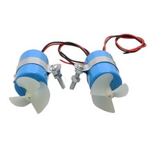 3-12V 16800RPM RC 제트 엔진 모터 수중 스러스터 3-블레이드 프로펠러 키트 DIY ROV 로봇 모델 보트 잠수함 부품, [01] 1pcs positive