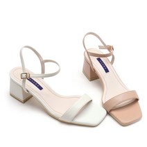 세라 [세라]SAERA S21S400 샌들 핑크 화이트 5CM