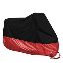 오토바이 스쿠터용 방수 방진 UV 차단 패브릭 커버 야외 및 실내 내마모성 사계절 덮개 190T, 02 Red_06 4XL
