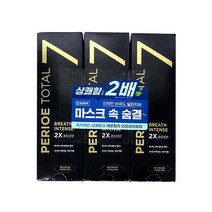 MY 페리오 토탈7 브레스인텐스 치약 120g 3개입, 블랙리프레쉬쿨링