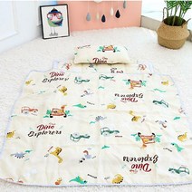 여름낮잠이불 인견 어린이집낮잠이불 세트 일체형 굿다이노