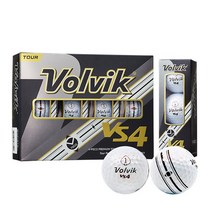 볼빅 2021년 VS4 골프공 4피스 FF, 화이트, 1개