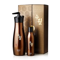 수월 명품 한방 샴푸 500ml+150ml 지루성두피케어 탈모방지 비듬케어, 단품