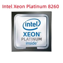 인텔 제온 플래티넘 8260 프로세서 서버 CPU 24 코어 35.75M 캐시 GHz CD, 한개옵션0