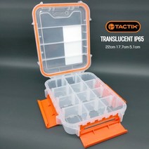 22CM 수납 12칸 TACTIX 반투명 공구함(중) 미니공구함 888EA