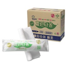 유한 그린텍 / 크린타올 물수건 / 1박스 400개 / 업소용 대용량 / 식당용 일회용 물수건 / 삼정 / 물티슈, 1개