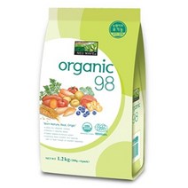 뉴 웨이브 오가닉98% 1.2kg/강아지사료/애견사료, 1.2kg