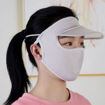 mplant 여성골프썬캡 아이스 그레이 얼굴햇빛가리개 재고585ea